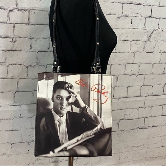 Elvis Presley ™️ Handbags - RARE Signature Elvis Presley Purse Bag Tote